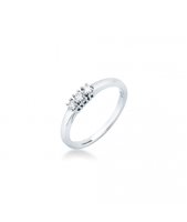 Anello Mirco Visconti Donna Trilogy in Oro bianco Diamante